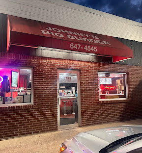 Johnny's Big Burger storefront on College Street, Clarksville, TN
